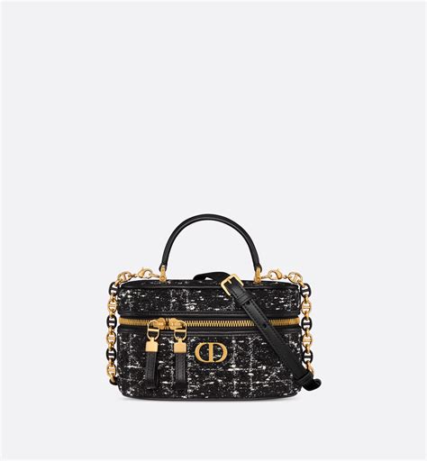 dior mini vanity|Dior Caro Mini Vanity Case Black Macrocannage Lambskin .